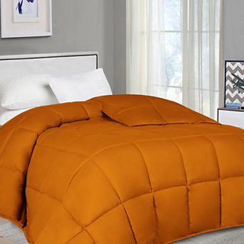SUPERIOR Solid Reversible Down Alternative Comforter