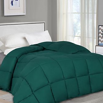 SUPERIOR Solid Reversible Down Alternative Comforter