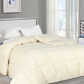 SUPERIOR Solid Reversible Down Alternative Comforter