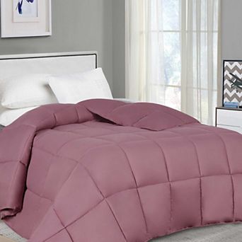 SUPERIOR Solid Reversible Down Alternative Comforter