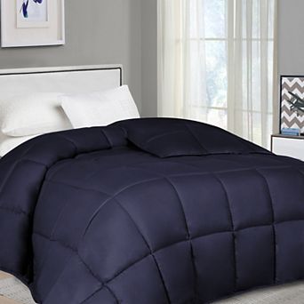 SUPERIOR Solid Reversible Down Alternative Comforter