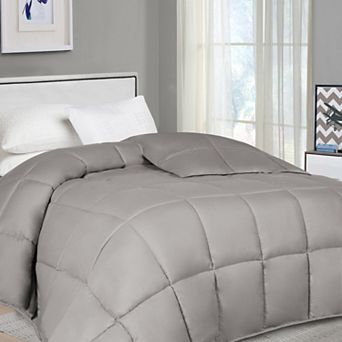 SUPERIOR Solid Reversible Down Alternative Comforter