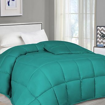 SUPERIOR Solid Reversible Down Alternative Comforter