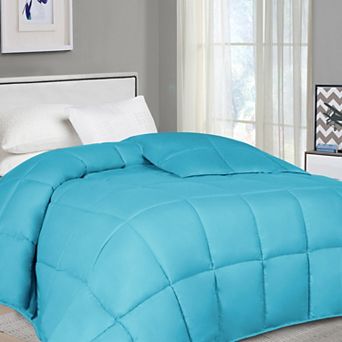 SUPERIOR Solid Reversible Down Alternative Comforter