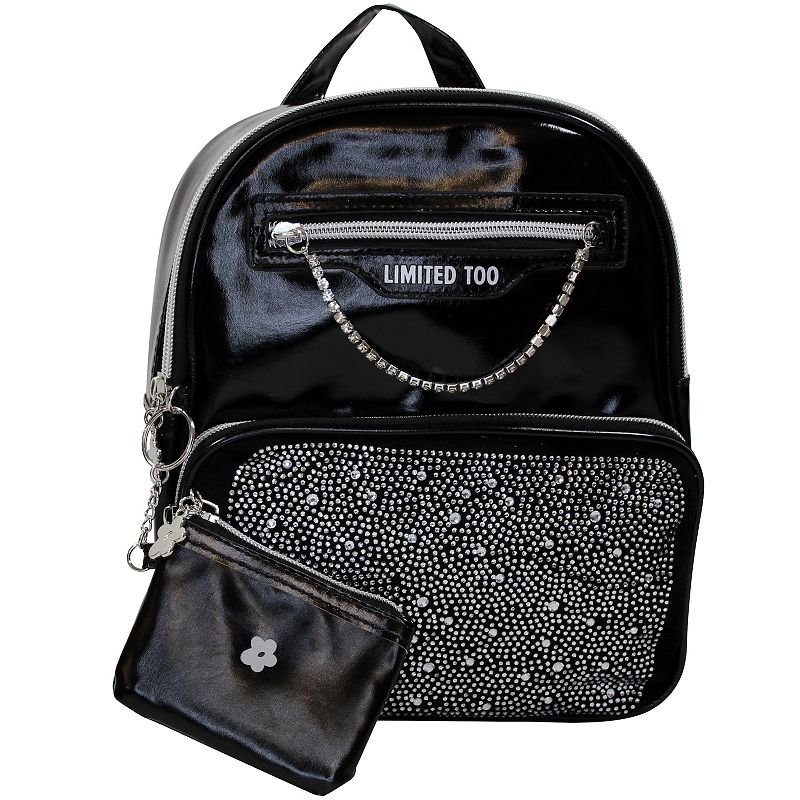 Girls Limited Too Mini Backpack with Coin Purse, Black
