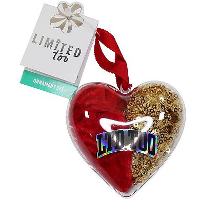Limited Too Heart Ornament with Hair Twisters