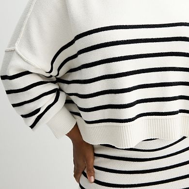 Juniors' Plus Size SO® Slouchy Cropped Sweater