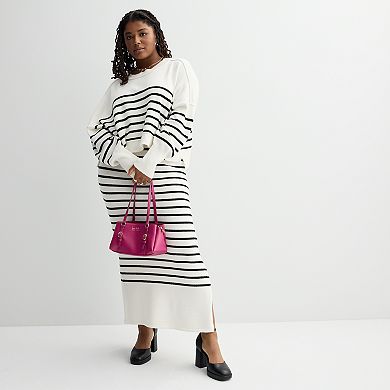 Juniors' Plus Size SO® Slouchy Cropped Sweater