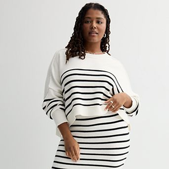 Juniors' Plus Size SO® Slouchy Cropped Sweater