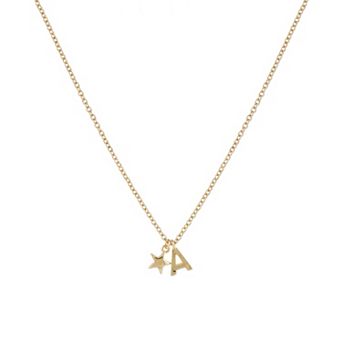 Girls Limited Too Initial Necklace