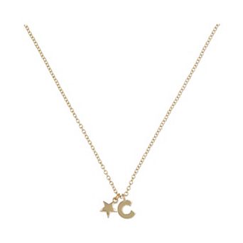 Girls Limited Too Initial Necklace