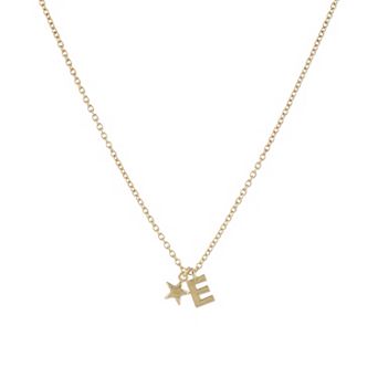 Girls Limited Too Initial Necklace