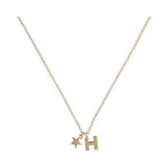 Girls Limited Too Initial Necklace