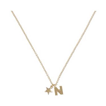 Girls Limited Too Initial Necklace