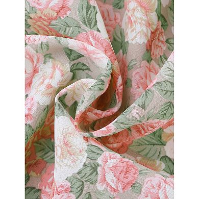 Floral Shirt for Women's Peter Pan Collar Long Sleeve Button Down Blouse