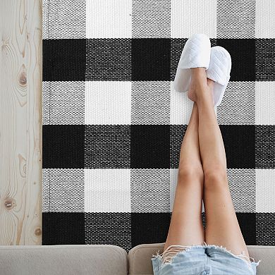 Cotton Classic Pattern High Density Woven Floor Mats , 71" X 24"