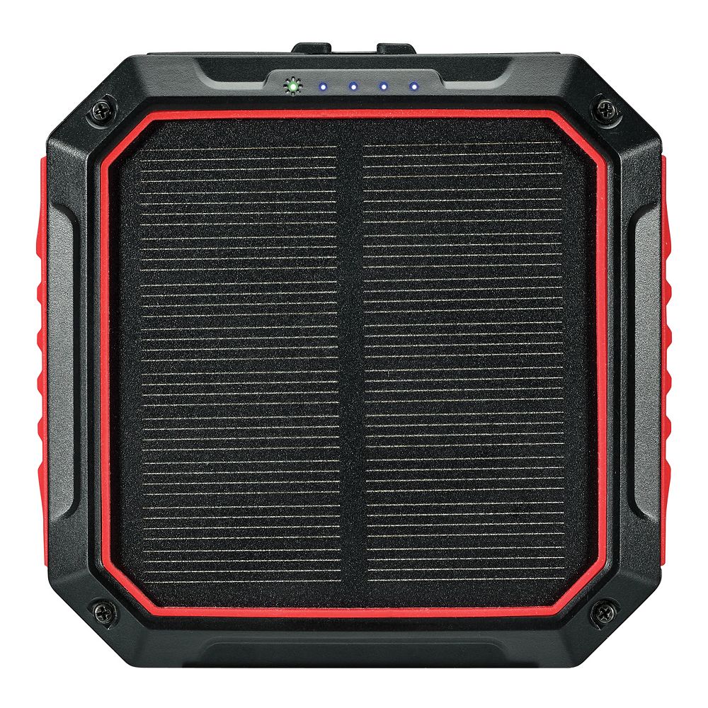 WeatherX Solar Power Bank and Light with Wireless Charger