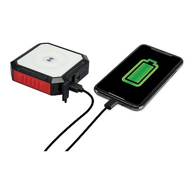 WeatherX Solar Power Bank and Light with Wireless Charger