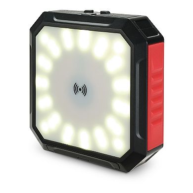 WeatherX Solar Power Bank and Light with Wireless Charger