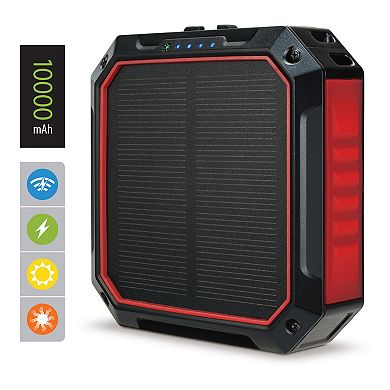 WeatherX Solar Power Bank and Light with Wireless Charger