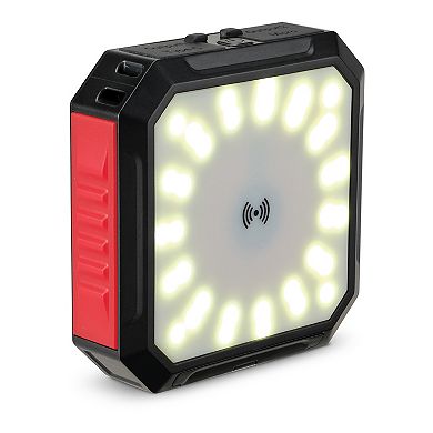 WeatherX Solar Power Bank and Light with Wireless Charger