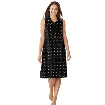 Dreams & Co. Plus Size Short Sleeveless Sleepshirt