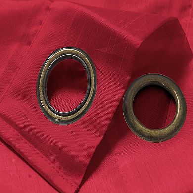 2 Pack Grommet Light Filtering Curtains Panel