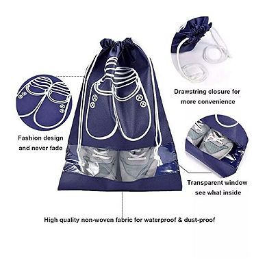 Drawstring Shoe Bags Dust-proof Storage 8 Pcs