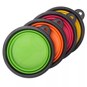 Collapsible Pet Bowl 4 pc