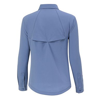 Women's Sun Protection Fishing Shirts Long Sleeve Upf50+ Button Down Shirts With Pockets