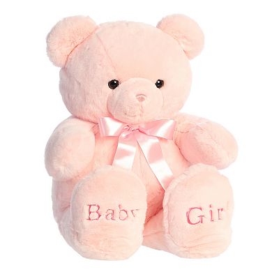Ebba X-large Pink Comfy 36" Pink Bear Snuggly Baby Stuffed Animal