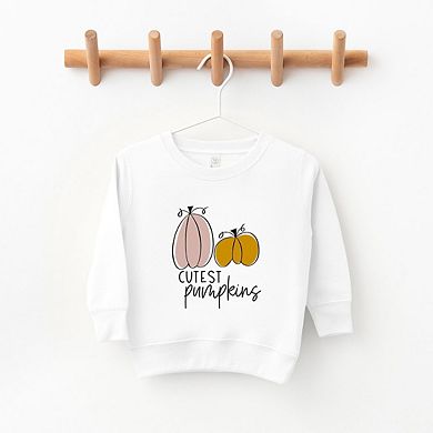 Cutest Pumpkins Toddler Graphic Sweatshirt