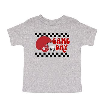 Checkered Game Day Youth Short Sleeve Graphic Tee