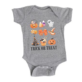 Trick Or Treat Chart Baby Bodysuit