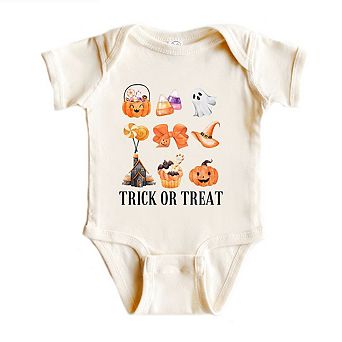 Trick Or Treat Chart Baby Bodysuit