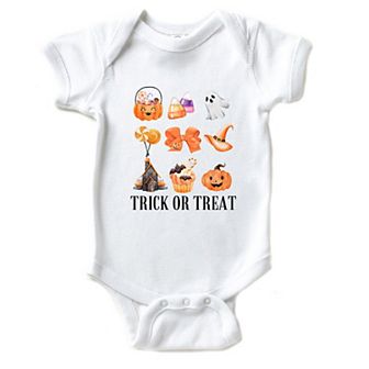 Trick Or Treat Chart Baby Bodysuit