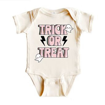 Trick Or Treat Lightning Bolt Baby Bodysuit