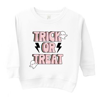 Trick Or Treat Lightning Bolt Toddler Graphic Sweatshirt