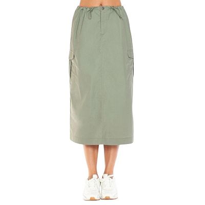 【PORTERNA】Verrer Cargo Brushed Long Skirt 7169810_Military_Green?wid=400