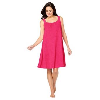 Dreams & Co. Plus Size Sleeveless Terry Lounger