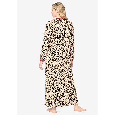 Dreams & Co. Plus Size Long Printed Sleep Shirt