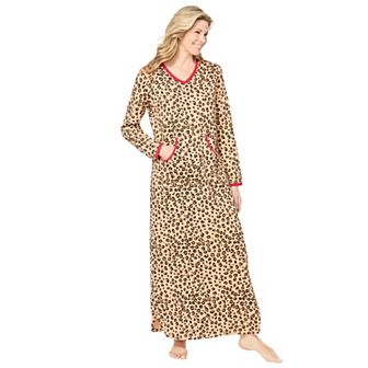 Dreams & Co. Plus Size Long Printed Sleep Shirt