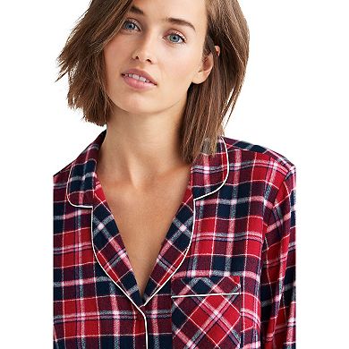 ellos Plus Size Flannel Sleep Shirt
