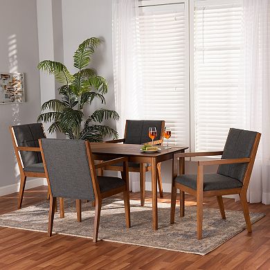 Baxton Studio Theresa 5-Piece Dining Set