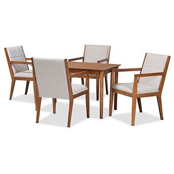 Baxton Studio Theresa 5 pc Dining Set