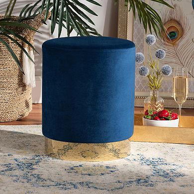 Baxton Studio Chaela Ottoman