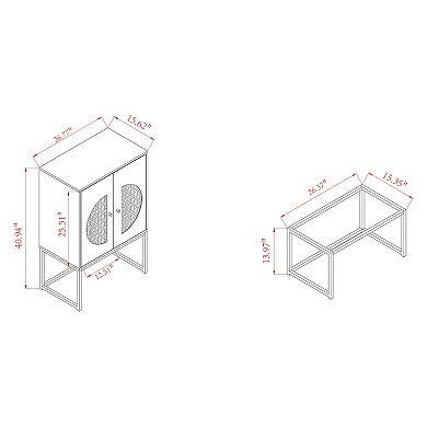 Baxton Studio Ardon Multipurpose Storage Cabinet