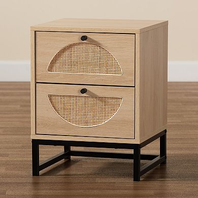 Baxton Studio Ardon Nightstand