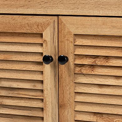 Baxton Studio Coolidge 1-Drawer Shoe Cabinets 1-Drawer