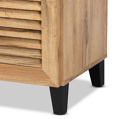 Baxton Studio Coolidge 1-Drawer Shoe Cabinets 1-Drawer